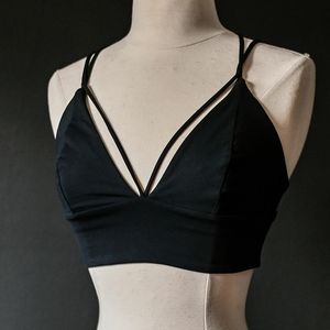 Lulu Lemon black bra size 8